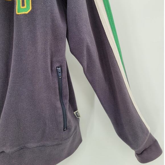 Blue Marlin Ireland Embroidered Zip Front Raglan Long Sleeve Trainer Sweatshirt - Picture 8 of 16